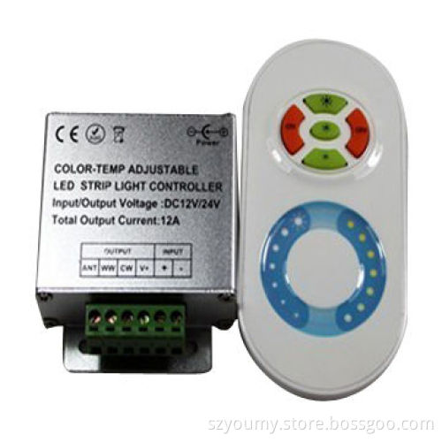 Variable Color Temperature/RF Touch Remote Controller, 12/24V DC Input Voltage